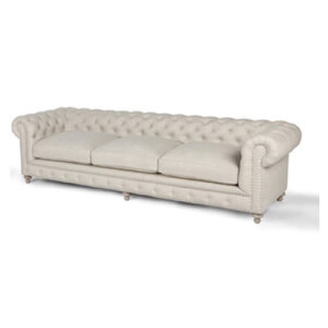 Finn 118” Sofa in Classic Linen