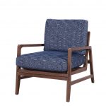 Glendale Chair in Fuego Navy - Front