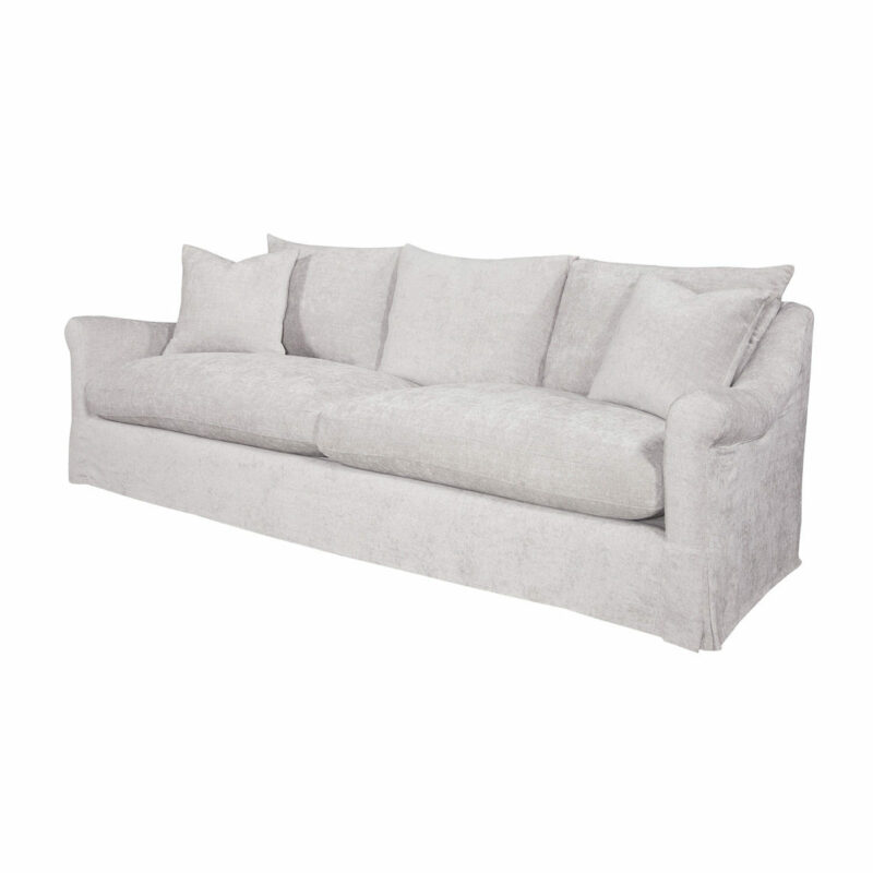 Celeste 104" Slipcovered Sofa in Avon Mica (Performance Fabric)