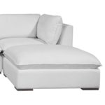 Burbank Sectional Chaise Version in Chloe Ice (Performance Fabric) 4pc As Shown